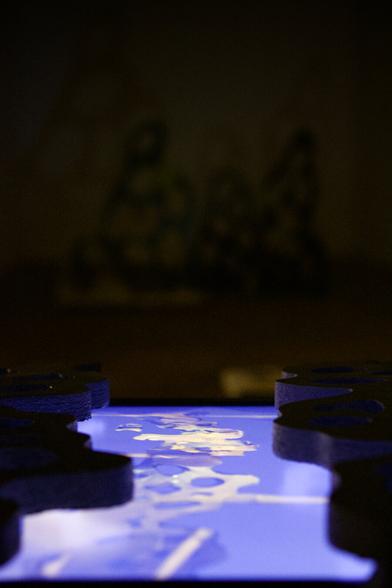 détail de l'écran et de la structure