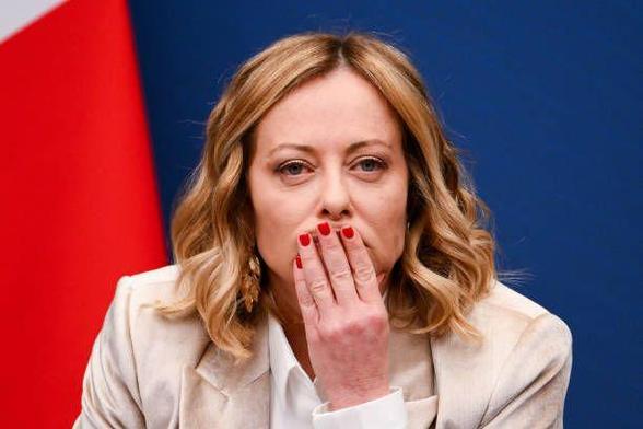 Nella fotografia, la premier italiana Giorgia Meloni.