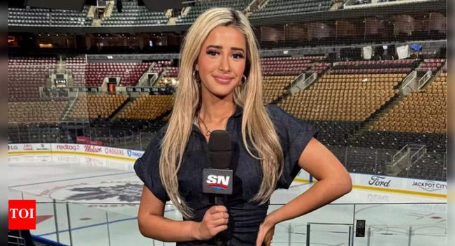 What happened to NHL reporter Anna Dua during the Rangers-Maple Leafs game that left fans laughing online | NHL News