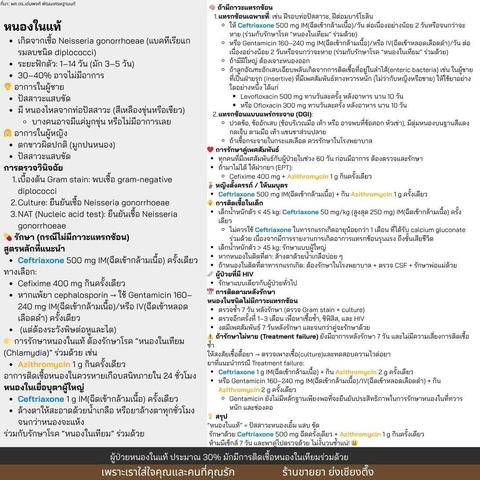 #โรคอุ้งเชิงกรานอักเสบ ( #PID (Pelvic Inflammatory Disease) ) 🌸 การอักเสบติดเชื้อของอวัยวะสืบพันธุ์ภายในผู้หญิง เช่น มดลูก ท่อนำไข่ รังไข่ และ อุ้งเชิงกราน 💢 สาเหตุหลัก: เกิดจากการ #ติดเชื้อทางเพศสัมพันธ์ เช่น * Neisseria gonorrhoeae → หนองในแท้ * Chlamydia trachomatis → หนองในเทียม * และเชื้ออื่น ๆ เช่น E. coli, Anaerobes, Enterobacter spp. ⚠️ อาการที่พบบ่อย * #ปวดท้องน้อย เฉียบพลัน * มี #ตกขาวผิดปกติ หรือ #ตกขาวมีกลิ่น * #คลื่นไส้ #อาเจียน *