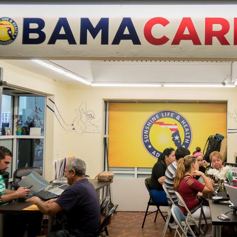 People shopping for coverage were able to preview the sharply rising premiums in many markets around the country.