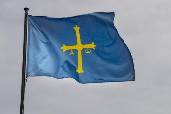Bandera de Asturias. (Miguel Sanz / Getty)