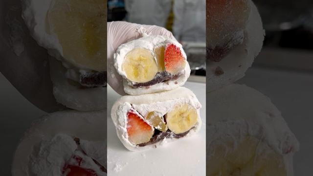 職人が1日8000個以上手作りする大人気!養老軒のフルーツ大福。 #japanesefood #mochi