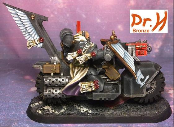 Right side of the Ravenwing squad leader.