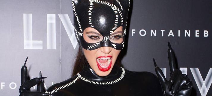 Kim Kardashian en su fiesta de Halloween en 2012 celebrada en Miami Beach. / John Parra
