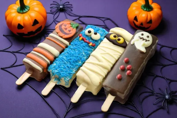 千葉の老舗お菓子店の「ハロウィン・バーバウム」がかわいい！全4種類が入ったオンライン限定ボックスも登場
