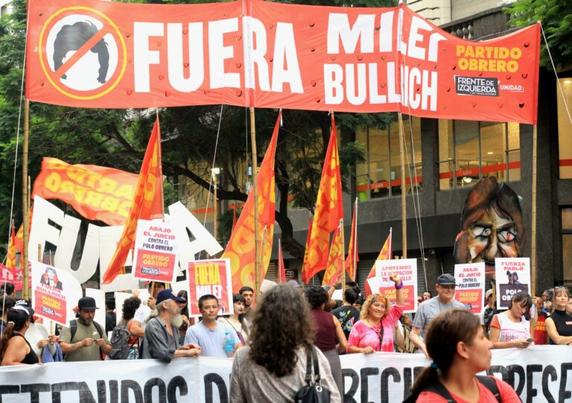 Foto van protestmars