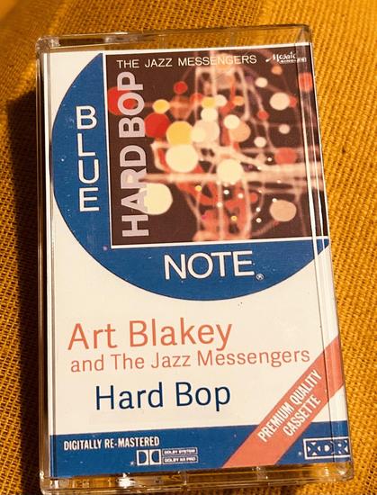 One of my self recorded tapes with a mocked up Blue Note inlay. This one is of the Jazz Messenger’s Hard Bop