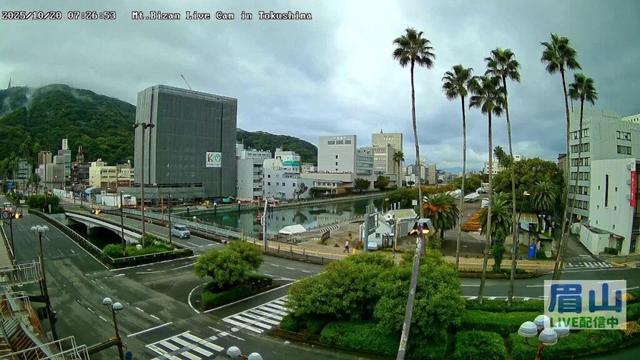 【LIVE配信】眉山ライブカメラ（徳島県徳島市）/Mt. Bizan in Tokushima Japan - Live Cam