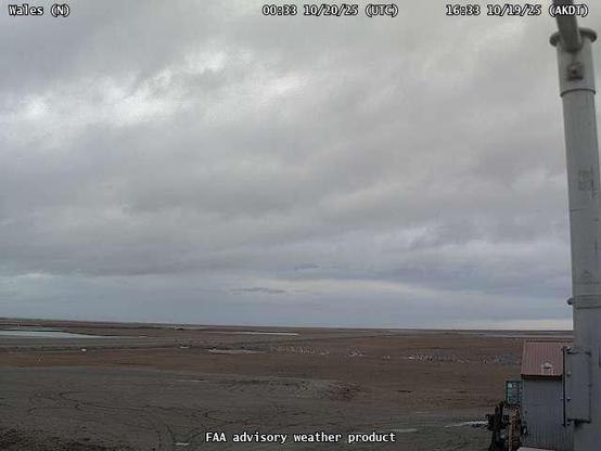 A webcam overseeing a beach with an ocean view.