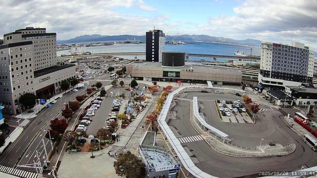 【Live-Japan】函館駅前ライブカメラ① #函館 #HAKODATE #函館湾 #JR函館駅