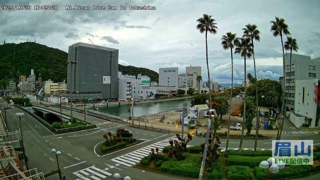 【LIVE配信】眉山ライブカメラ（徳島県徳島市）/Mt. Bizan in Tokushima Japan - Live Cam