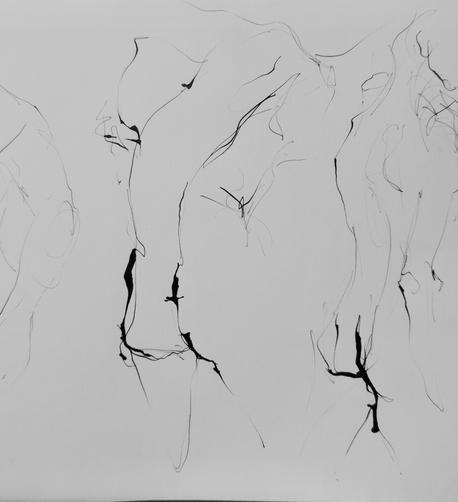 Portrait study of a male art model