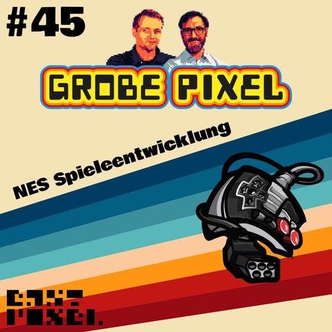 Podcast Cover zu Podcast Folge über NES Spieleentwicklung.