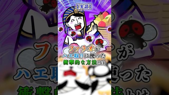 【実話】ファラオがハエ取りに使った衝撃的な方法とは【アニメ】