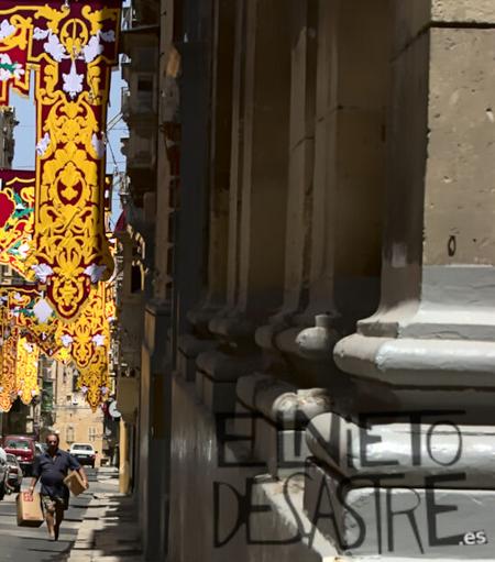 Subiendo en una calle de #malta