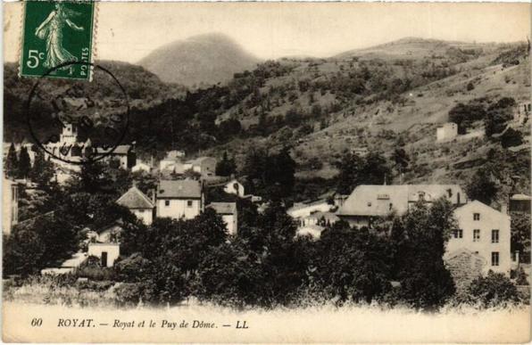 Royat Royat et le Puy de Dome France à #Royat (#PuyDeDôme)  #CartePostaleAncienne 👉 https://cartorum.fr/carte-postale/743952/royat-royat-royat-et-le-puy-de-dome-france