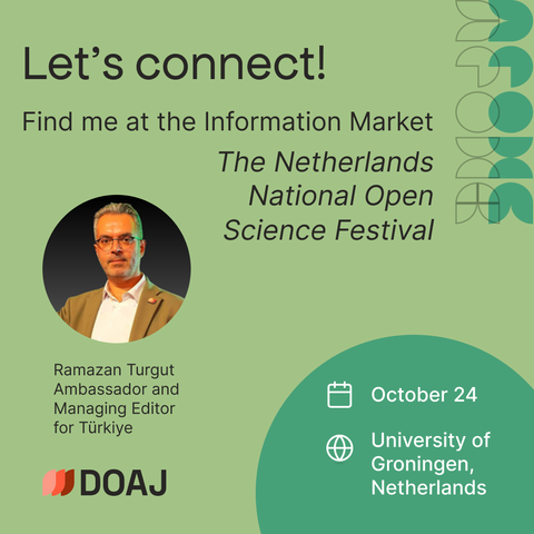 Head shot of DOAJ Ambassador and Managing Editor for Türkiye Ramazan Turgut