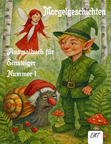 Morgelgeschichten Ausmalbuch für Einsteiger Nummer 1: Zur Förderung von Kreativität, Feinmotorik und Selbstvertrauen.