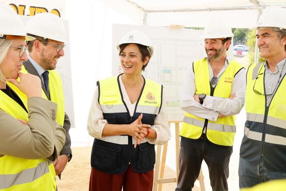 La ministra de Vivienda, Isabel Rodríguez, la pasada semana en un acto en Andalucía.