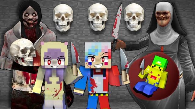 超怖い殺人鬼の子供として生きるマインクラフト😱【マイクラ まいくら】ぽっぴんず