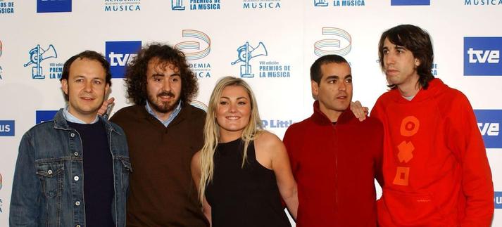 El grupo de La Oreja de Van Gogh, en 2004. / Lalo Yasky