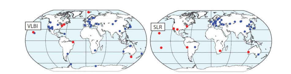 On the global maps of geodetic observatories , Canada, the world’s second-largest country, is almost a blank space. Europe, Japan, and Australia are dense with dots. The United States dominates North America.