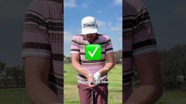 Build The Perfect Grip! #golfswing #golftips