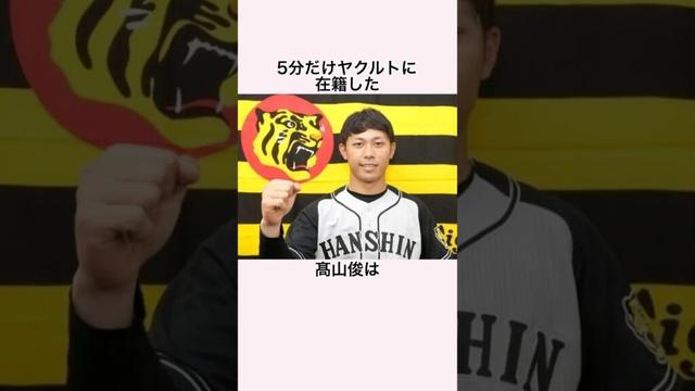 「真中監督に世紀のミスをされた」高山俊に関する雑学 #プロ野球 #ドラフト #ドラフト会議 #真中満 #金本知憲 #阪神タイガース #東京ヤクルトスワローズ
