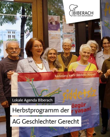 Lokale Agenda Biberach: Herbstprogramm der AG Geschlechter Gerecht