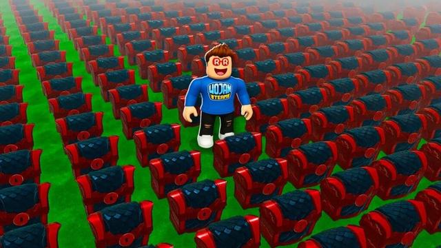 OTWORZYŁEM 100 MITYCZNYCH SKRZYŃ aby PRZETRWAĆ 100 NOCY 🌙 w LESIE w Roblox!