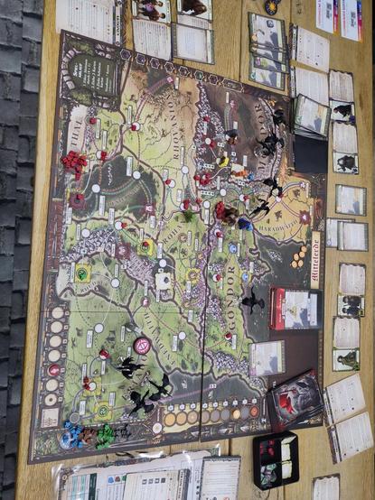Brettspiel "Herr der Ringe: Das Schicksal der Gemeinschaft"