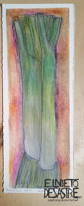 cuadro de unos puerros