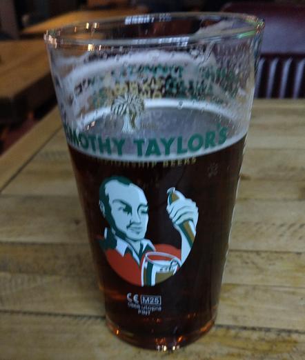 A pint of Red fox at the Clarendon Leicester
