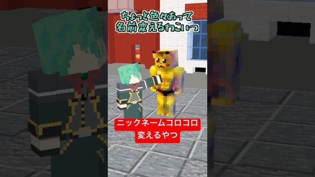 ニックネームコロコロ変えるヤツ【ポケモンZA】【マイクラアニメ】【マインクラフト】