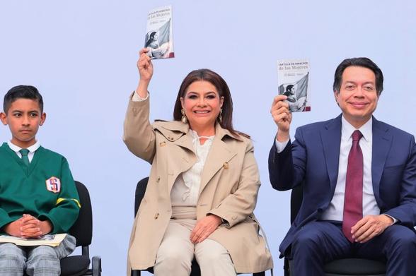 Clara Brugada y Mario Delgado