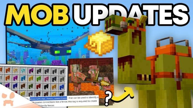 MINECRAFT UPDATED ALL NEW MOBS, ADDED UNDERWATER PHANTOMS, + ZOMBIE CAMEL NEXT?!
