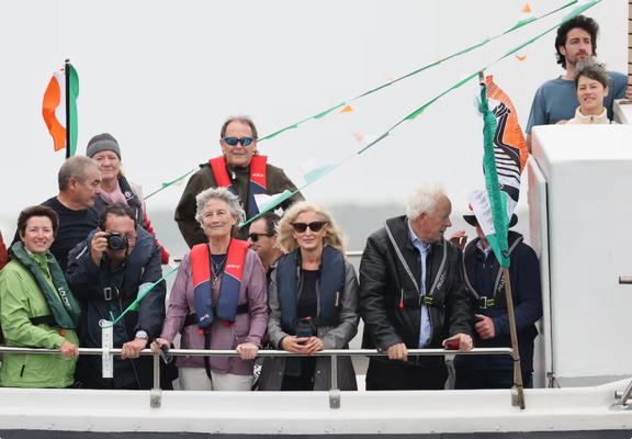 Connolly and crew at the August Blessing of the Fleet