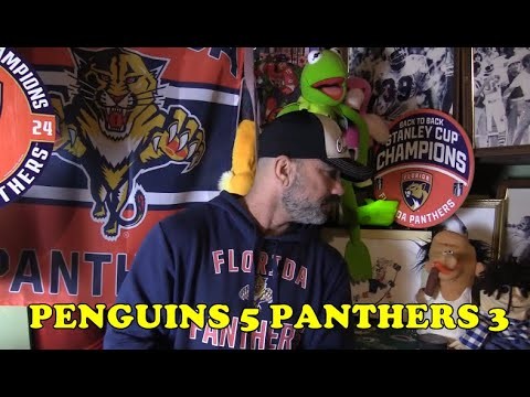 Florida Panthers Goalied by Tristan Jarry - Penguins 5 Panthers 3