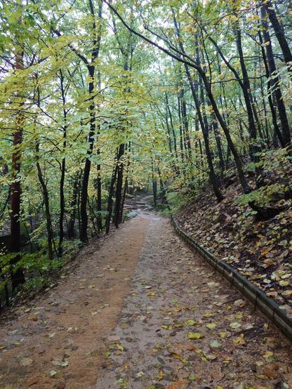 the hiking path to the temple