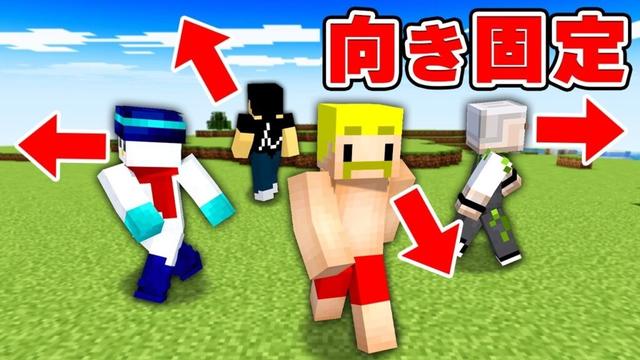 顔の向きが固定された世界でエンドラ討伐！?【マイクラ】