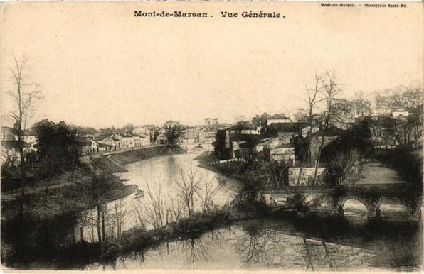 Mont de Marsan vue generale à #MontdeMarsan (#Landes)  #CartePostaleAncienne 👉 https://cartorum.fr/carte-postale/702053/mont-de-marsan-mont-de-marsan-vue-generale