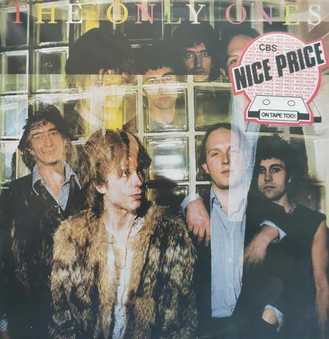 LP cover of the Only One debut album. Cover shows the four band members in the foreground, in the background is another fainter image of the band.