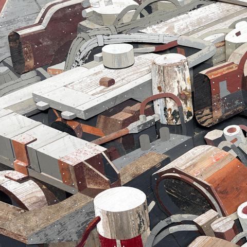 Detail of the bas relief.