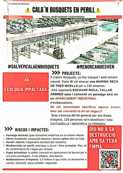 Cala'n Busquets en Peril (pòster)