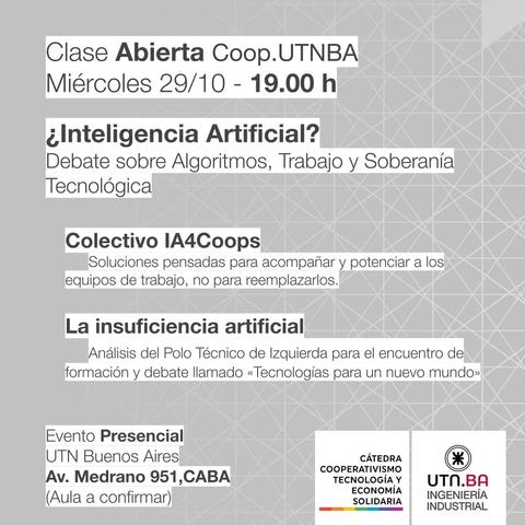 Debate sobre algoritmos, trabajo y soberanía tecnológica