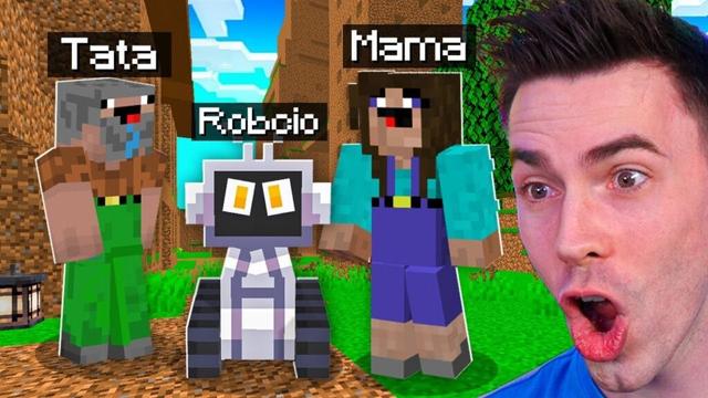 ROBCIO DOŁĄCZYŁ DO RODZINY NOOBKA w Minecraft!