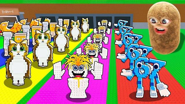 5本の道からブレインロットを盗むロブロックス (Roblox)
