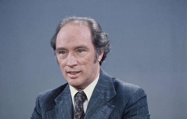 Pierre Trudeau headshot (likely from a television program).
Photo via UPI Press Agency