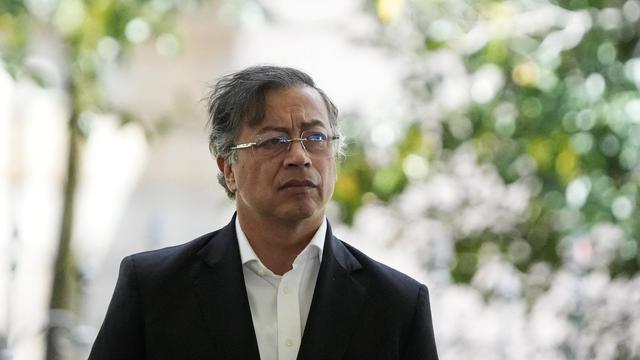 Gustavo Petro, en Bogotá, el 22 de agosto.